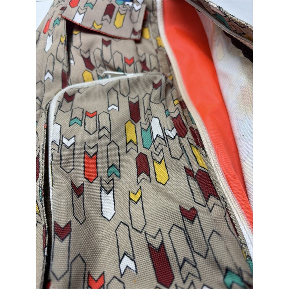 Kavu Original Rope Sling Bag Colorful Arrows Crossbody Backpack - Picture 6 of 7